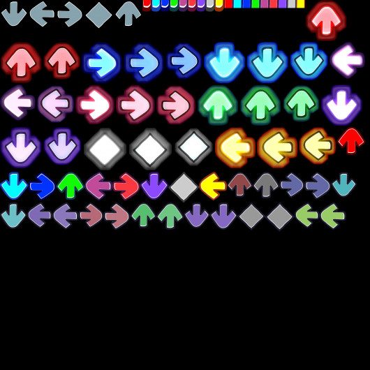 Fnf Note Types God Eater Note Skin Request for Friday Night Funkin' | FNF Requests