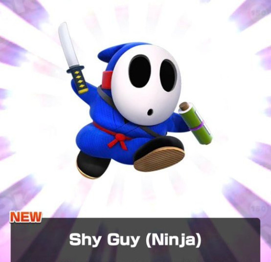 Shy Guy Ninja From Mario Kart Tour Possible Tour Animations Mario