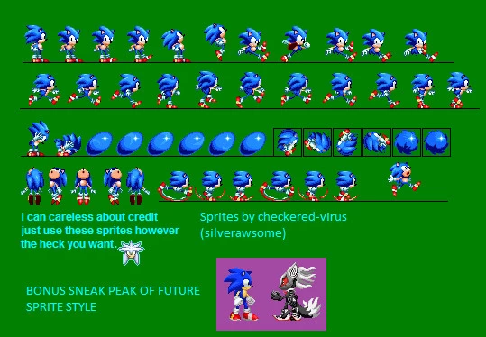 Classic Sonic Sprite 