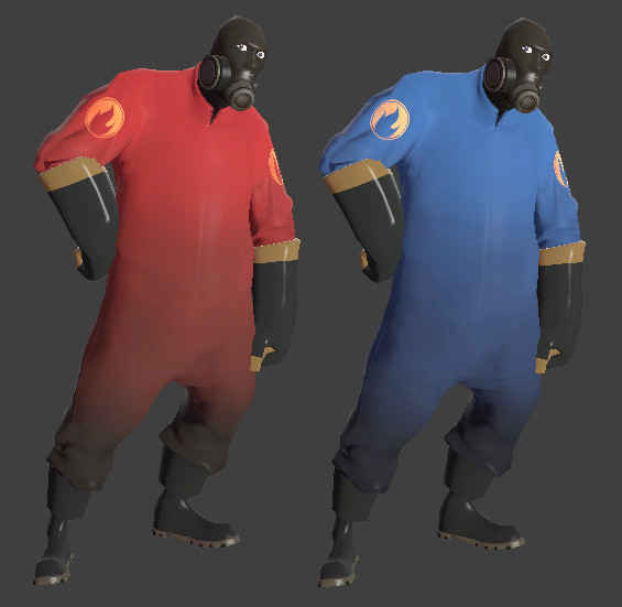 You probably seen this image of the pyro with normal eyes, y'know the ...