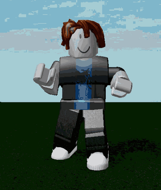 Roblox character dressed as a bacon