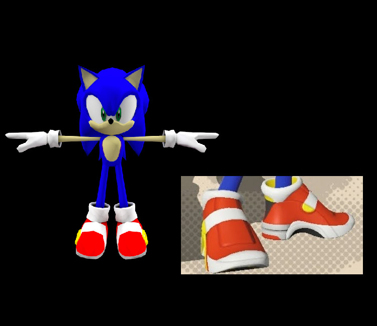 Sonic with Soap Shoes [Sonic Heroes 