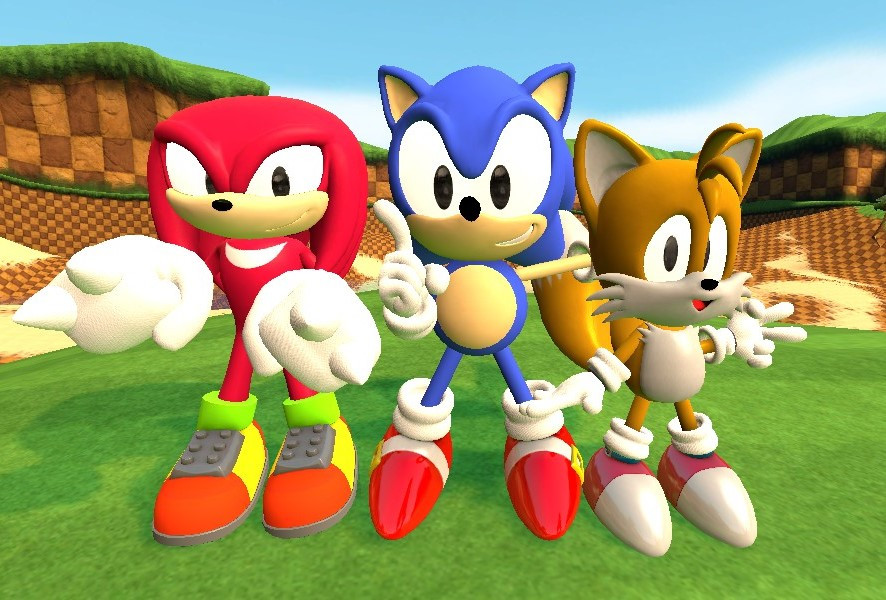 Sonic Heroes - Classic Sonic Mod 