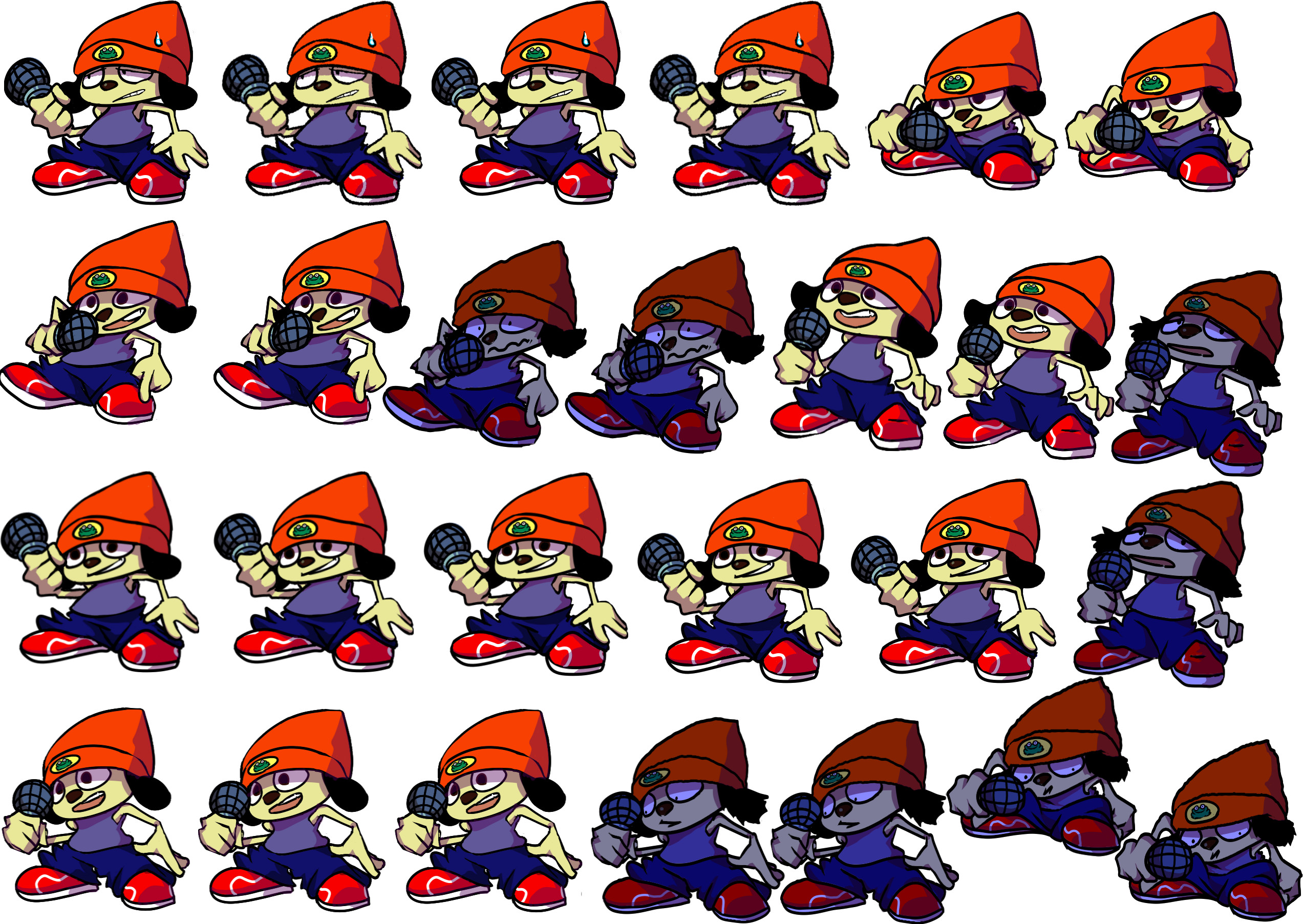 Parappa Sprites