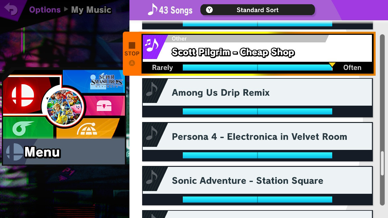 Randomize Button Smash Randomize Smash Menu music after every fight Request for Super Smash ...