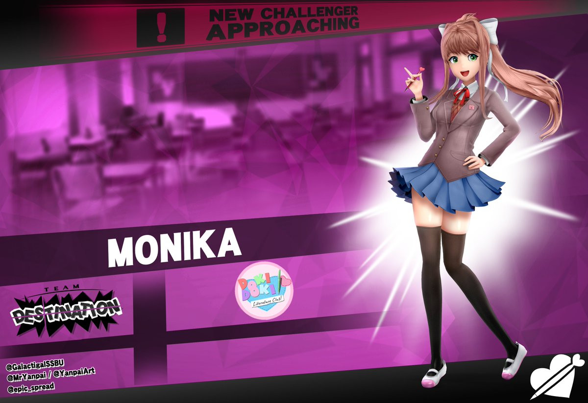 Doki Doki Literature Club DDLC Monika Yuri Natsuki 