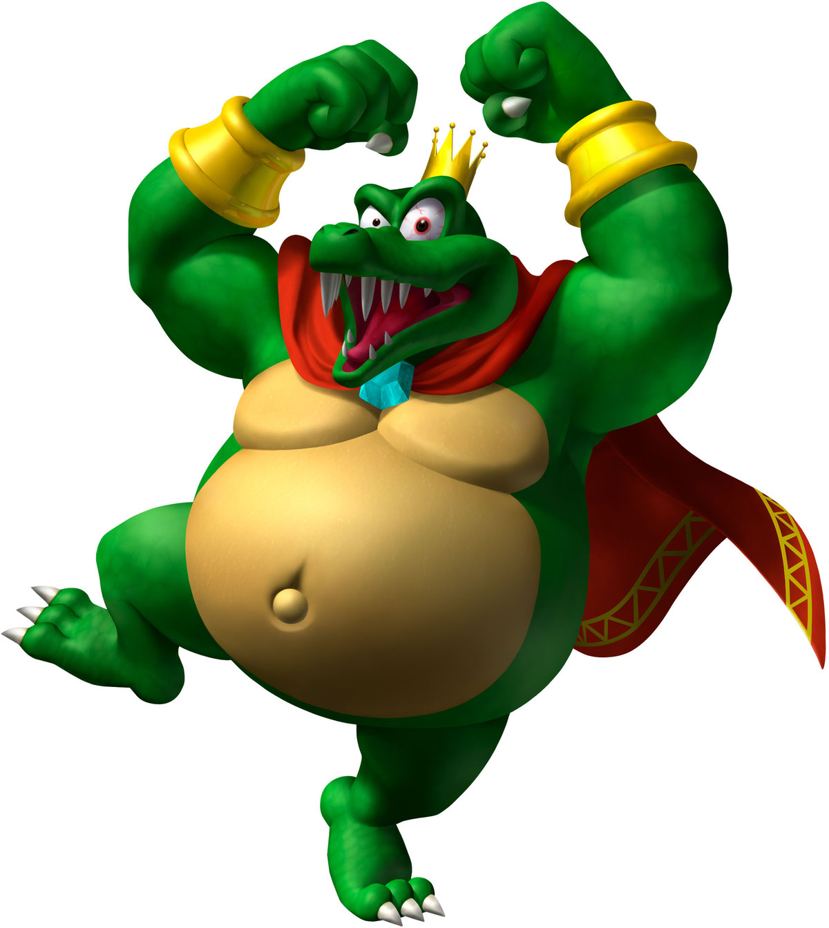 What if King K. Rool will join a party with Mario and his friends, why not ...