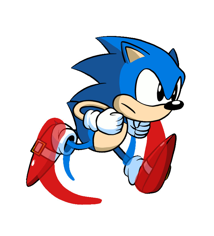 Classic Sonic Running Animation [Sonic Adventure DX] [Requests]