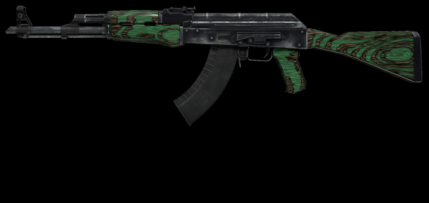 AK-47  Green Laminate 