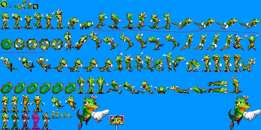 File:Vector chaotix.png - Sonic Retro