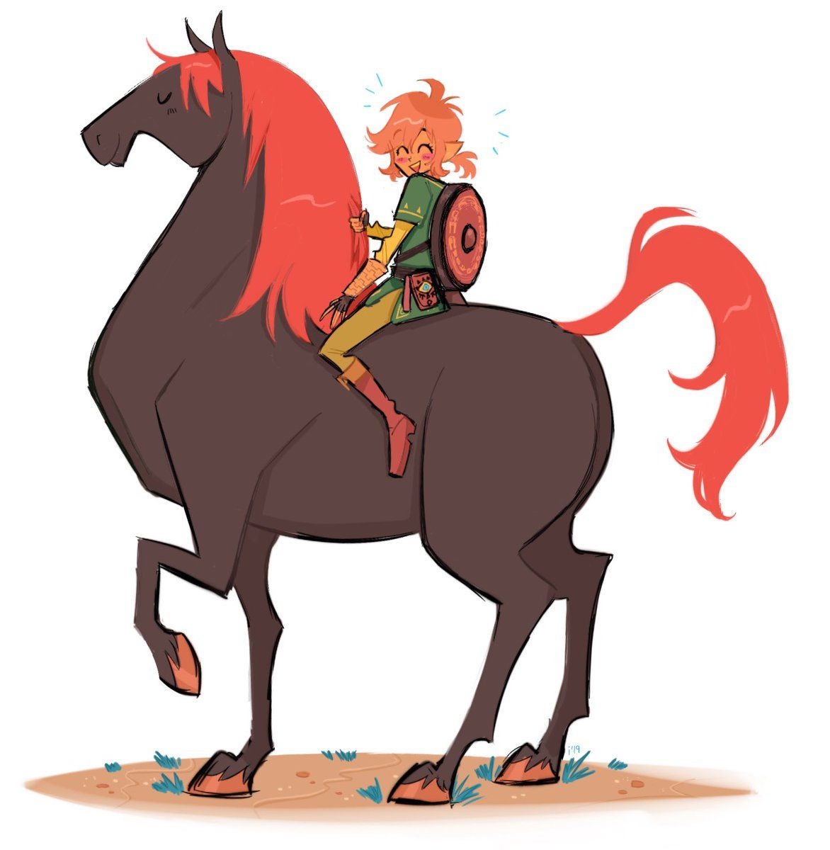 Ancient Horse Gear Feature for Giant Horse [The Legend of Zelda Breath