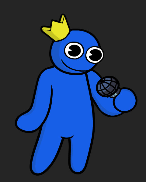 FNF Roblox Rainbow Friends: Blue