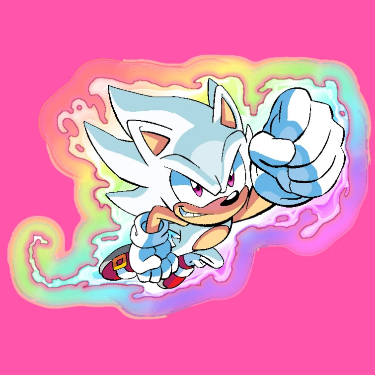 Rainbow Aura Hyper Sonic [Sonic Frontiers] [Requests]