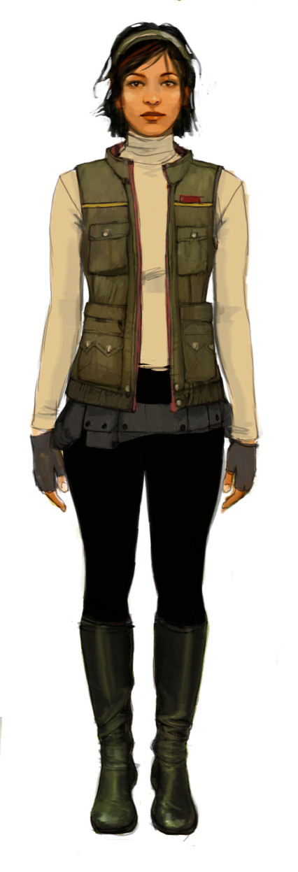 Half Life 2 Alyx Vance Brown Jacket