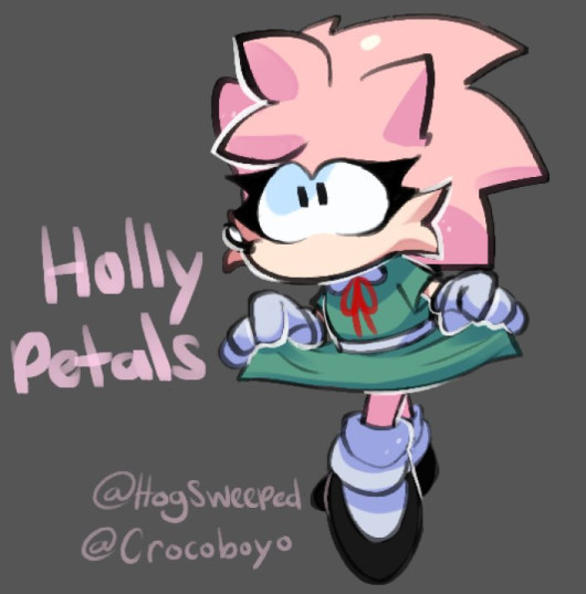 my friend needs help adding holly petals for my friend [Sonic the ...