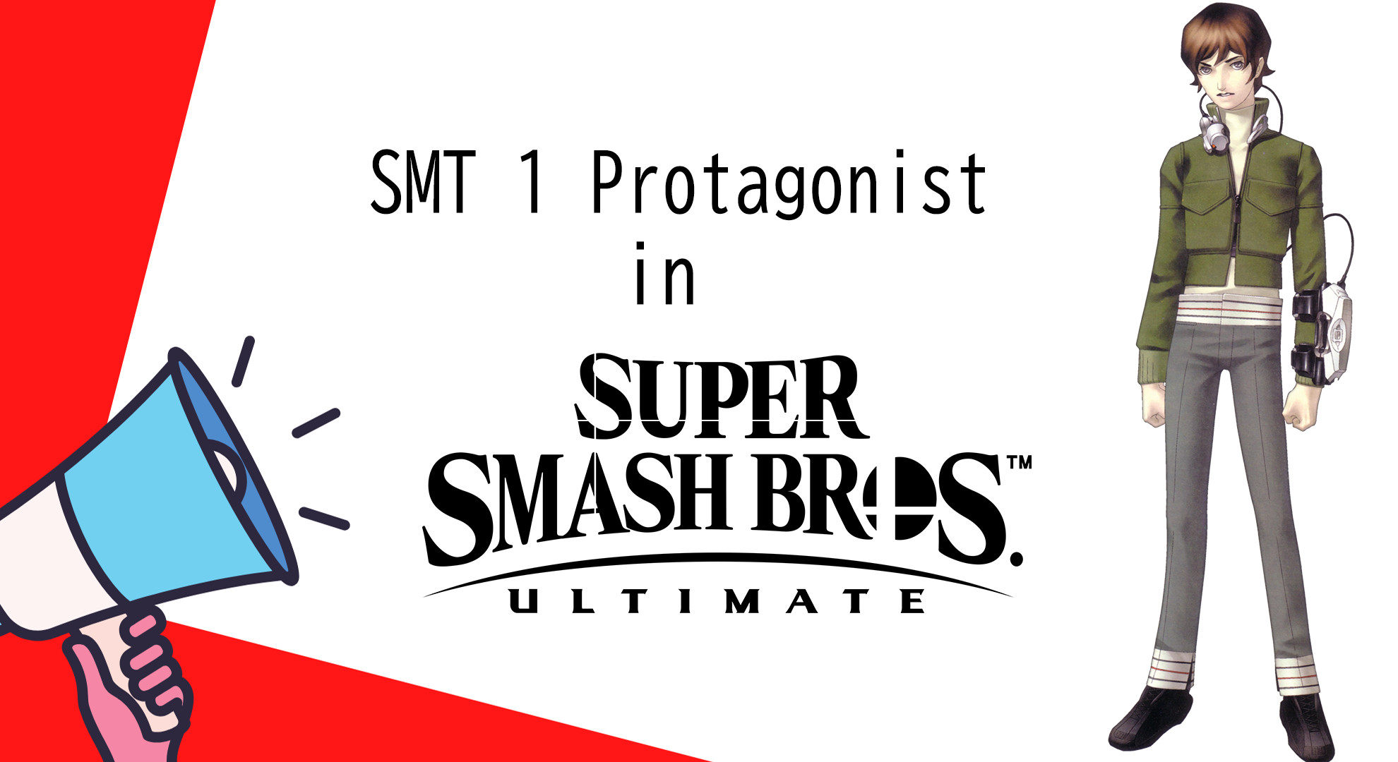 SMT 1 Protagonist Mii Swordfighter Costume [Super Smash Bros. Ultimate ...