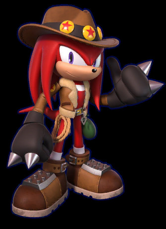 Knuckles with his hat. [Sonic Frontiers] [Requests]