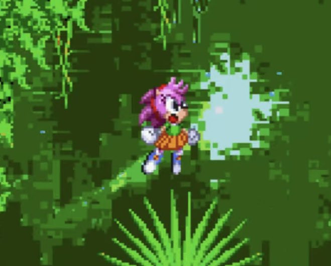 Sonic and Amy Mini Sprites by SuperNaturalBoden on Newgrounds