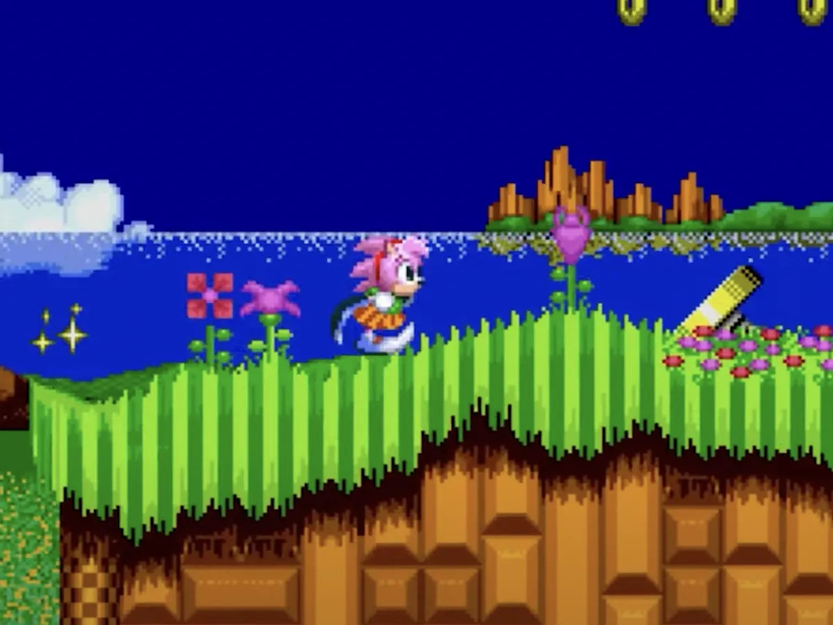 Sonic Origins Amy over Extra Slot Amy Sprites [Sonic 3 A.I.R.