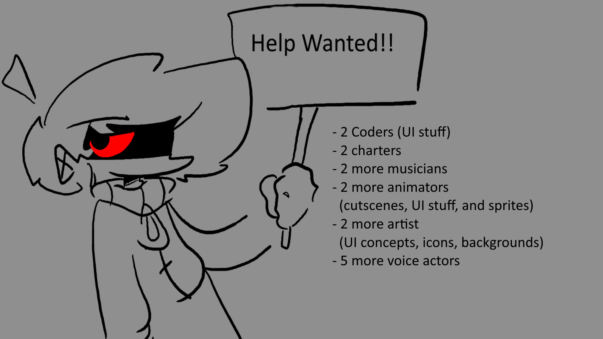 HELP WANTED FOR A FNF MOD!! by MillyWinky -- Fur Affinity [dot] net