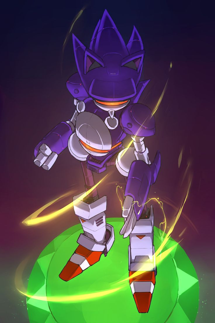 Mecha Sonic over Heavy Rider [Sonic Mania] [Requests]