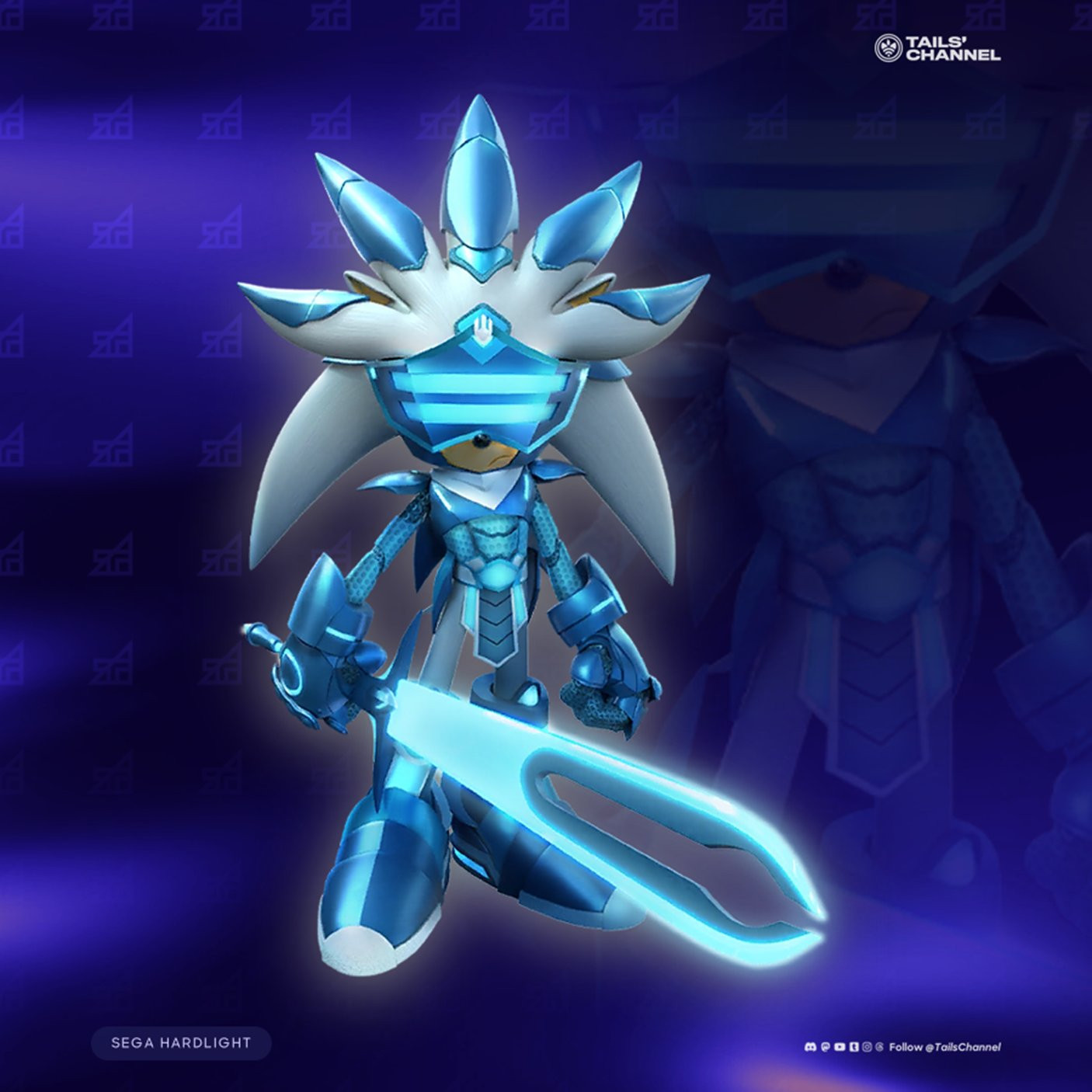 Tech Knight Silver from Speed Battle Request for Sonic Frontiers ...
