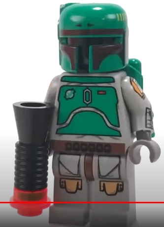 Boba Fett from set 10123 Cloud City in LSW TCS LEGO Star Wars