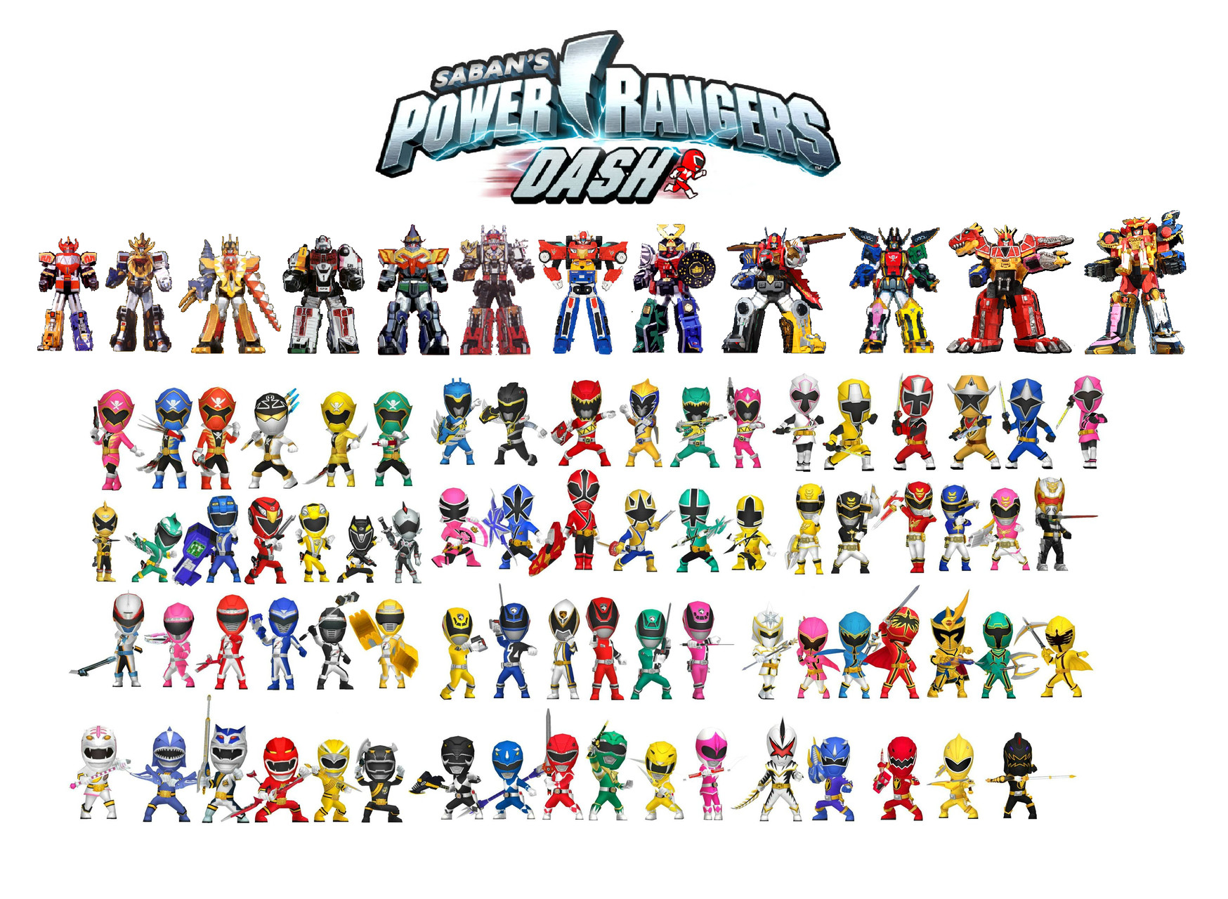 Power Rangers Super Mega Force Red rangers over anyone that fit him ...