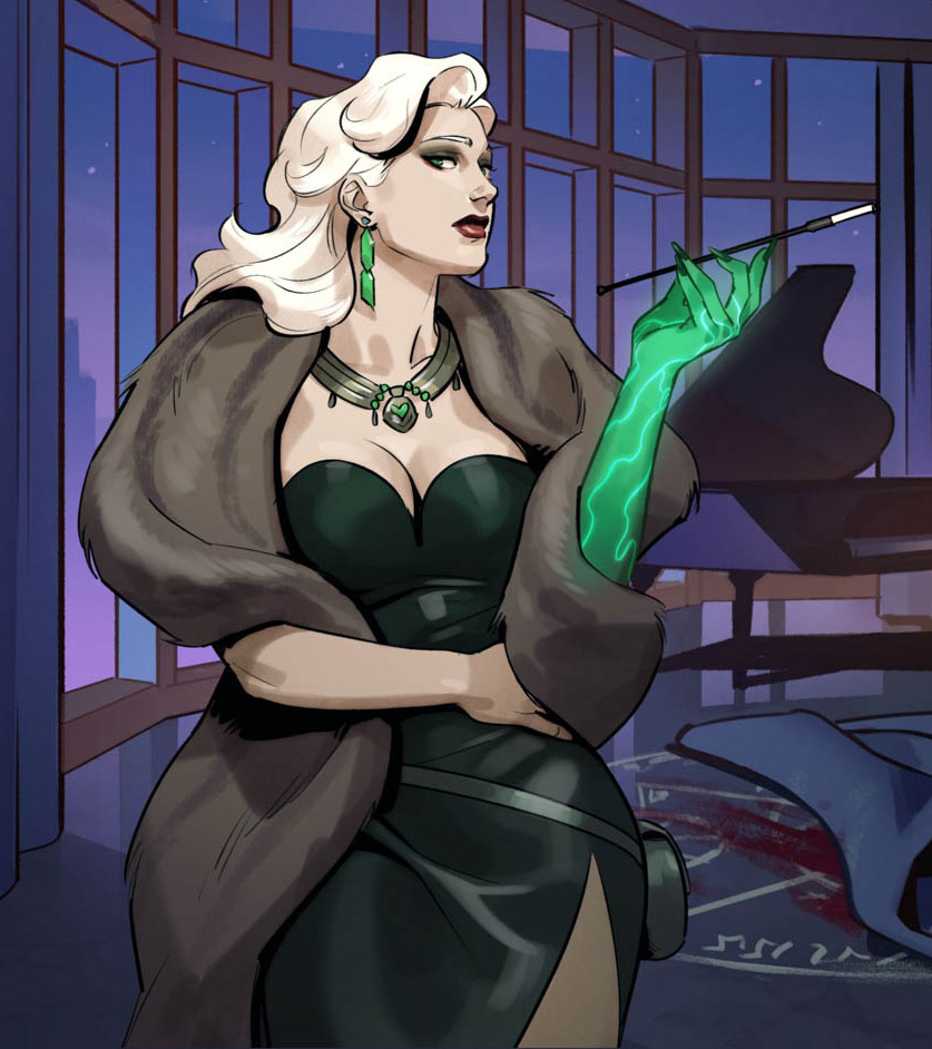 Lady Geist With Different Hair style
