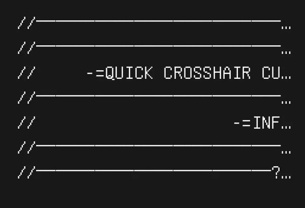 Script Ec Crosshair Customization Script Config Script for Counter-Strike: Source ...