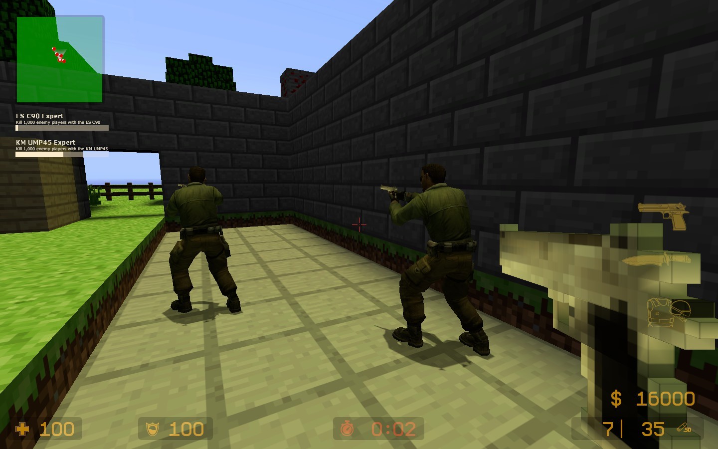 Minecraft Deagle Counter Strike Source Skin Mods