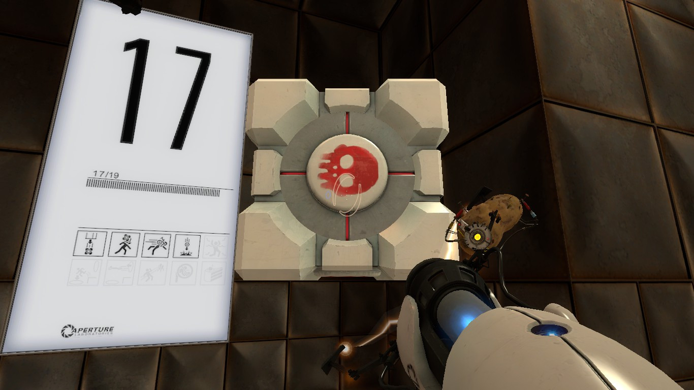 Skull Cube and Switch [Portal] [Skin Mods]