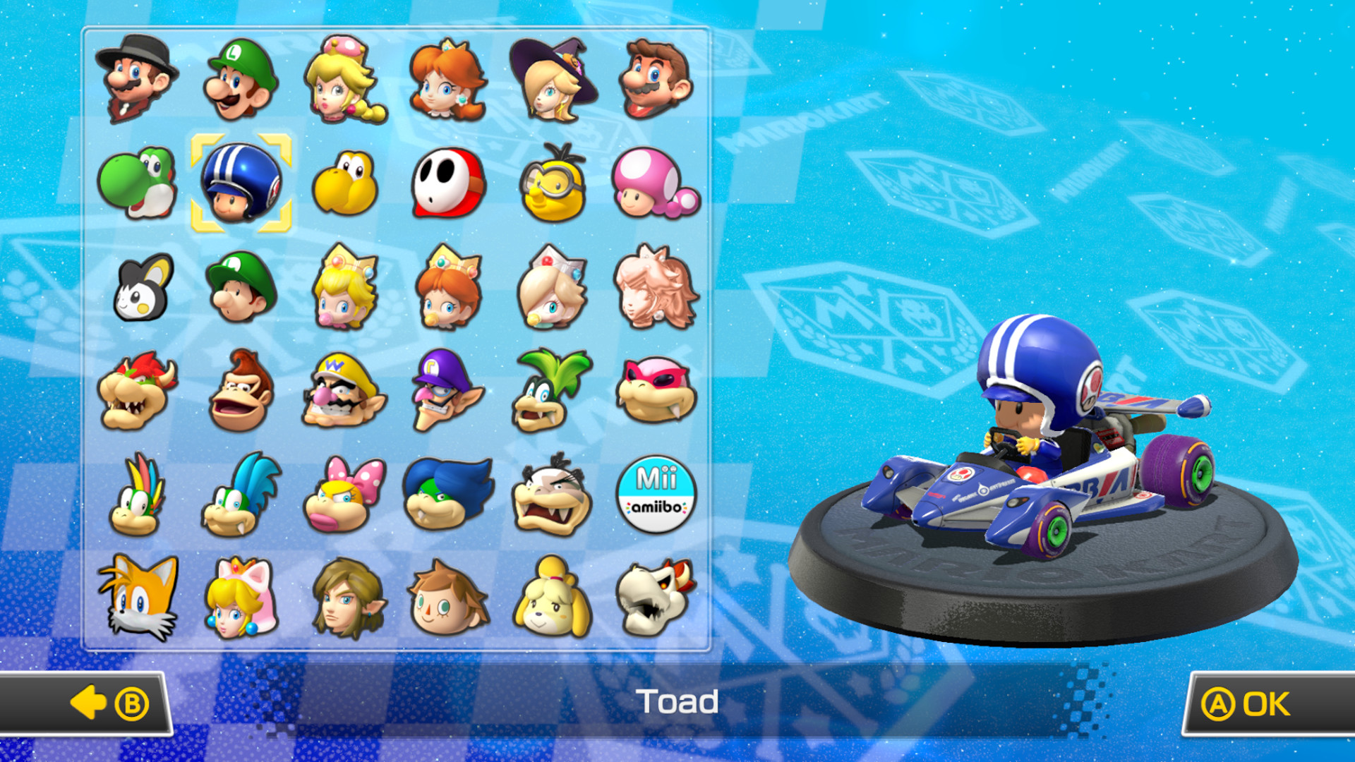 Toad Pit Crew From Mkt Mario Kart 8 Skin Mods