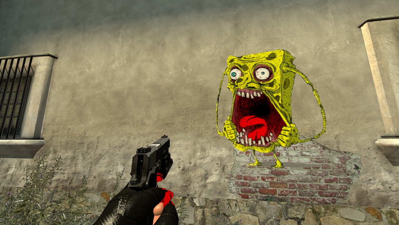 Spongebob Face [GameBanana] [Sprays]