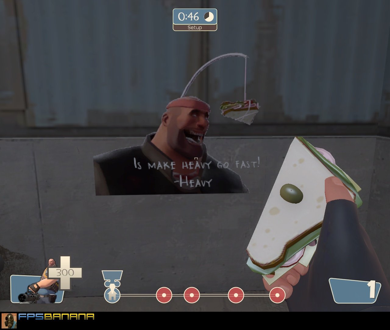 Sandvich make Heavy go fast! [Team Fortress 2] [Sprays]