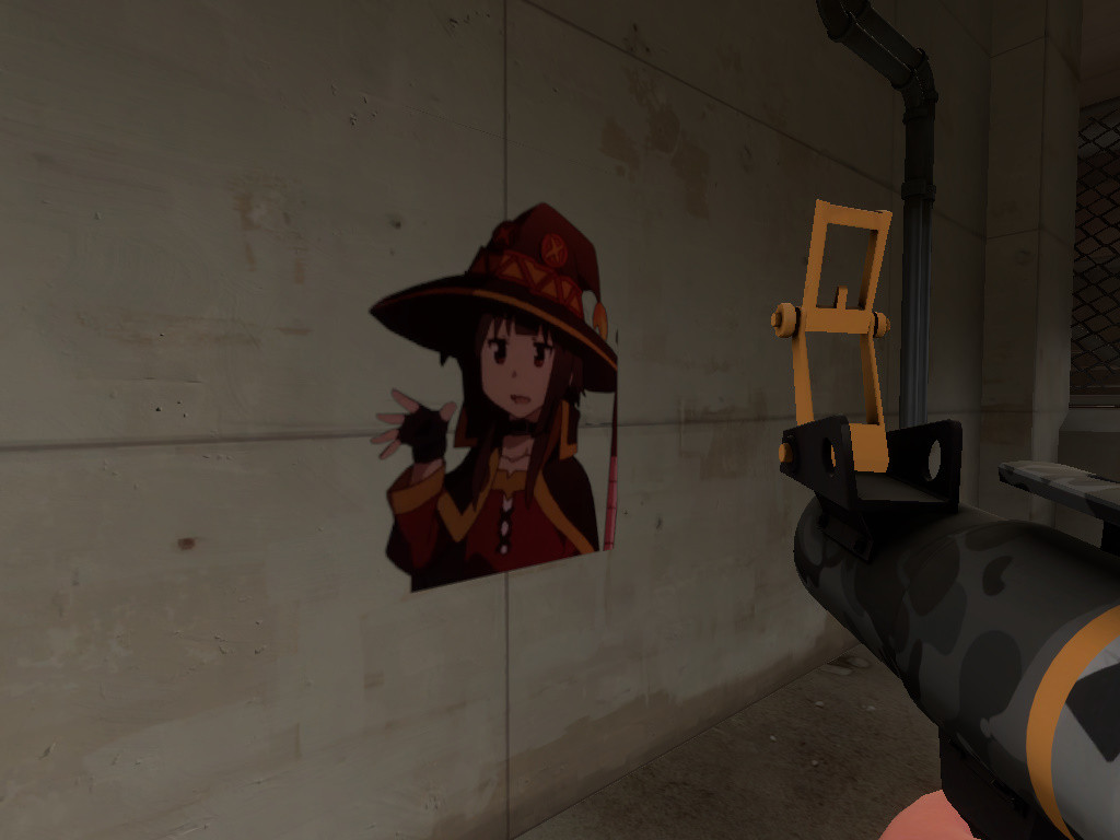 Megumin Approves Transparent Version Spray for Team Fortress 2 | TF2 Sprays