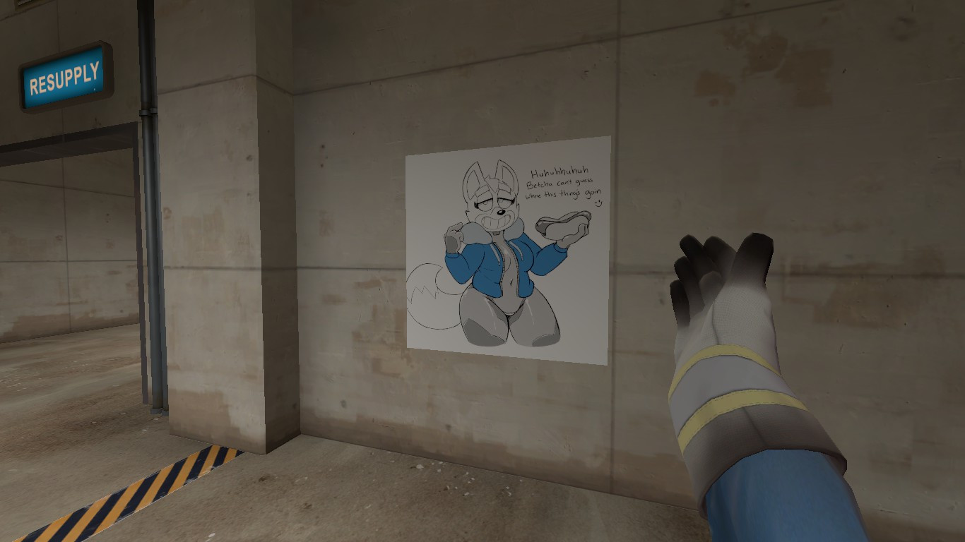 Zero Suit Fox Sans [Team Fortress 2] [Sprays]