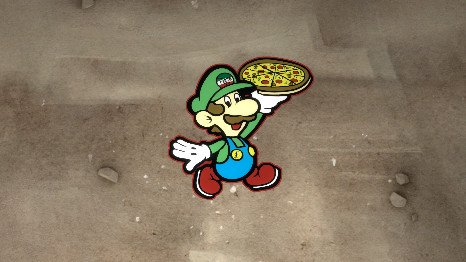 Luigi Pizza Team Fortress Sprays