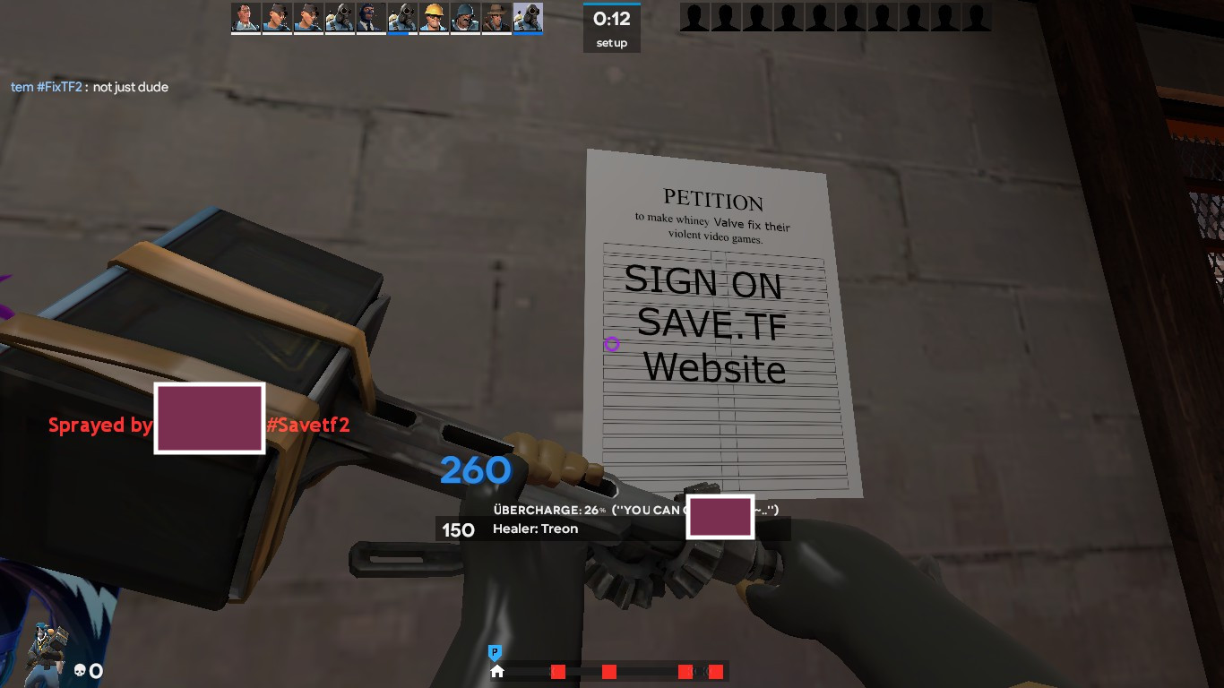 Petition to save tf2 [Team Fortress 2] [Sprays]