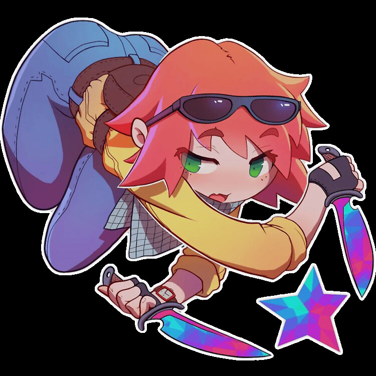 Kawaii T Holo (CS:GO STICKER) Spray for Counter-Strike: Source | CS:S ...