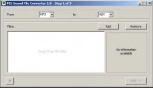 MP3 to ADX Converter