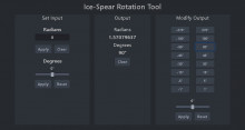 Ice-Spear Rotation Tool