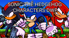 Sonic The Hedgehog Characters [+DWP Chromatic Upd]