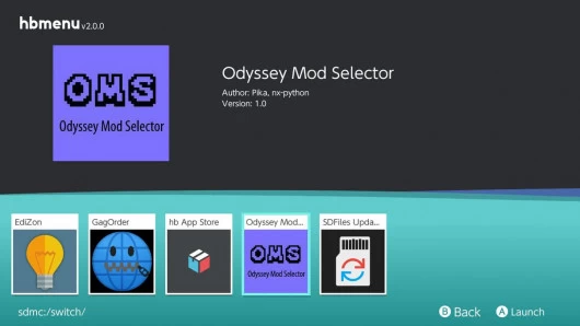 Odyssey Mod Selector