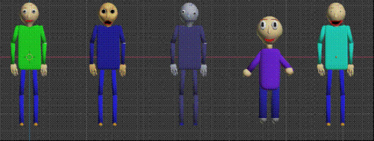 [V.0.1] Blender Baldi Models Modding Tool for Baldi's Basics | Baldi ...