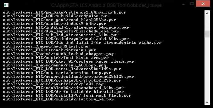 Tutorial for GTA LCS Android OBB Tools [Grand Theft Auto: Liberty