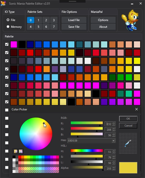 Color Palette Editor