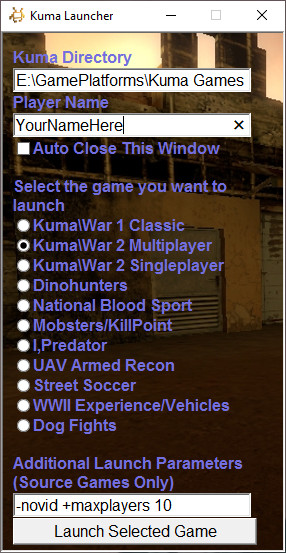 Kuma Game Launcher Kuma War Ii Modding Tools