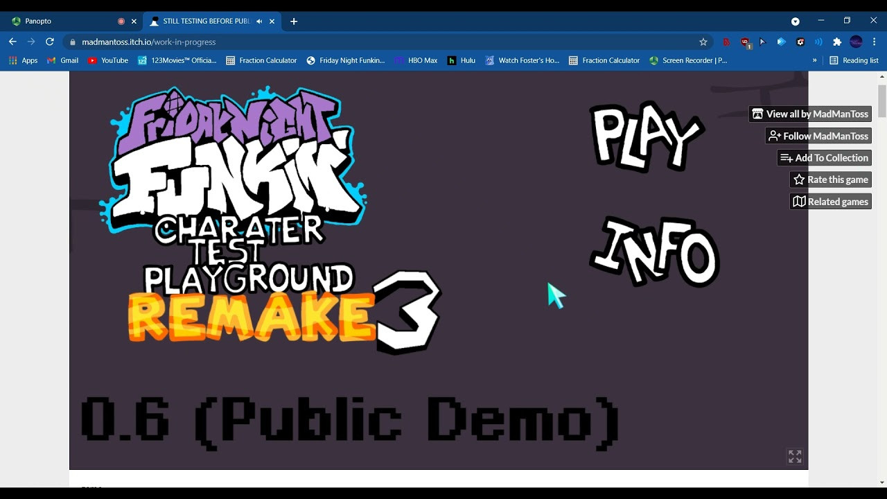 FNF Test Playground Remake 4 ALL NEW CHARACTERS!! (Friday Night Funkin) 