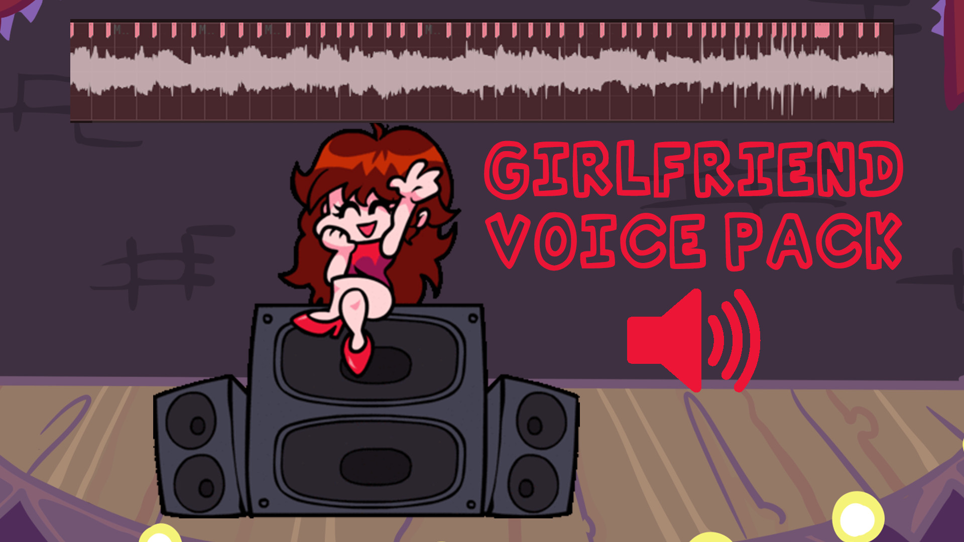 Friday Night Funkin' Unused Girlfriend Noises (ANIMATION)